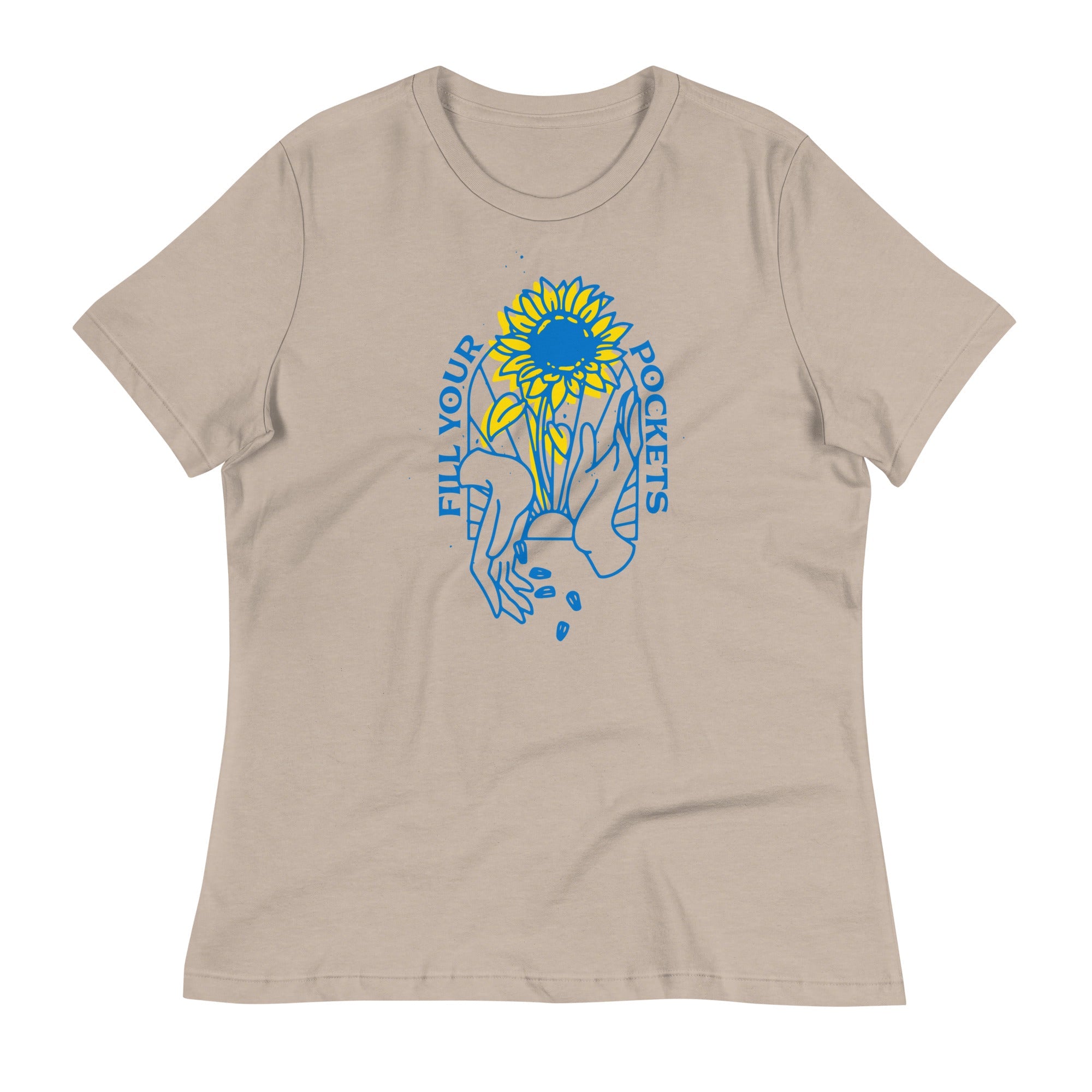 Fill Your Pockets With Sunflowers EN - Adult Women's TShirt - Saint Javelin