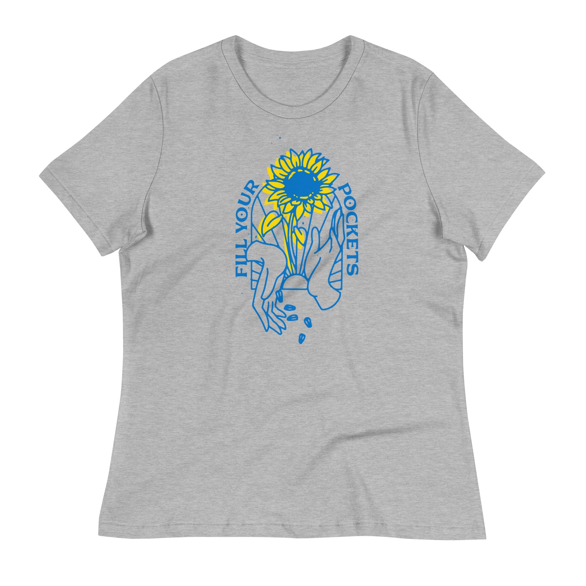 Fill Your Pockets With Sunflowers EN - Adult Women's TShirt - Saint Javelin