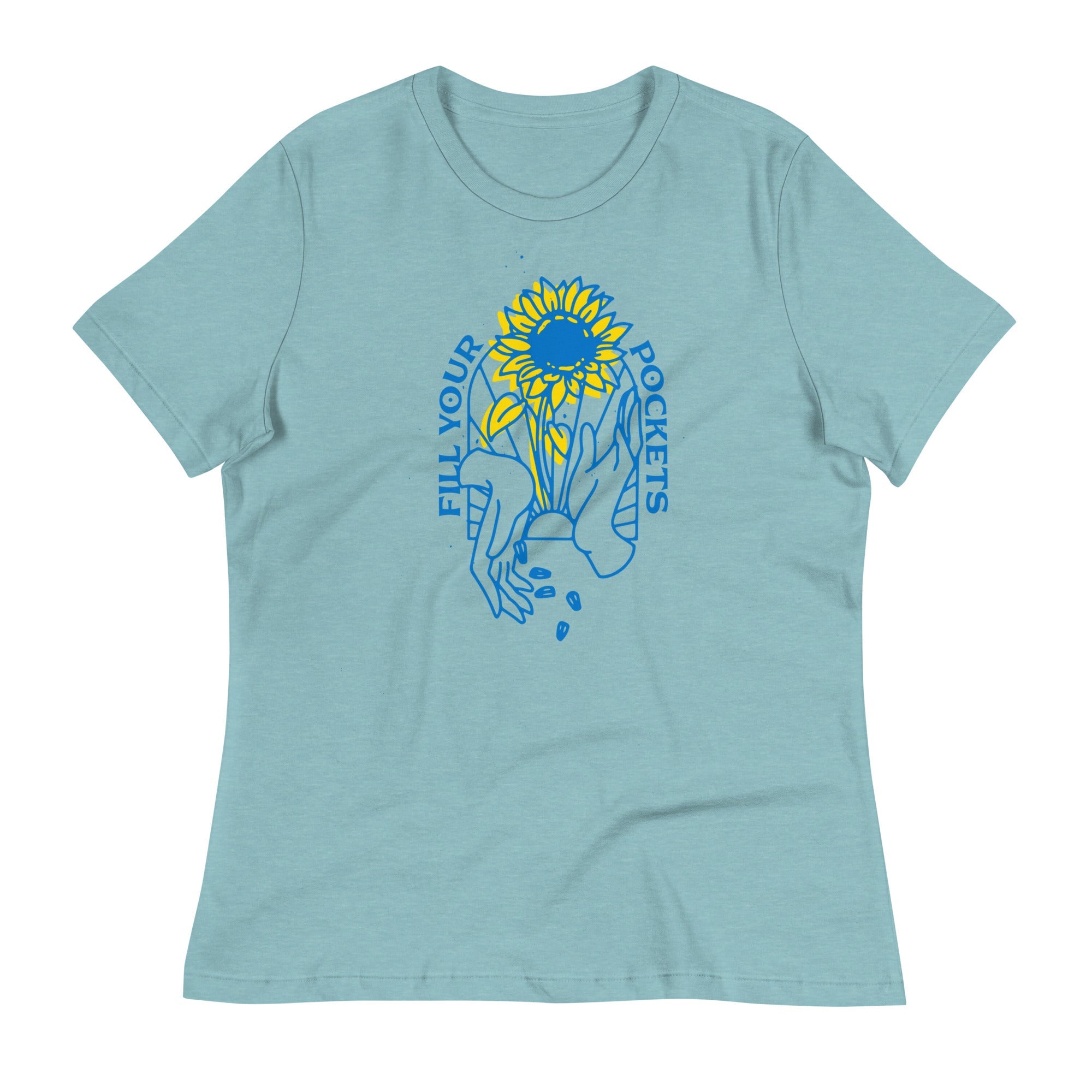 Fill Your Pockets With Sunflowers EN - Adult Women's TShirt - Saint Javelin