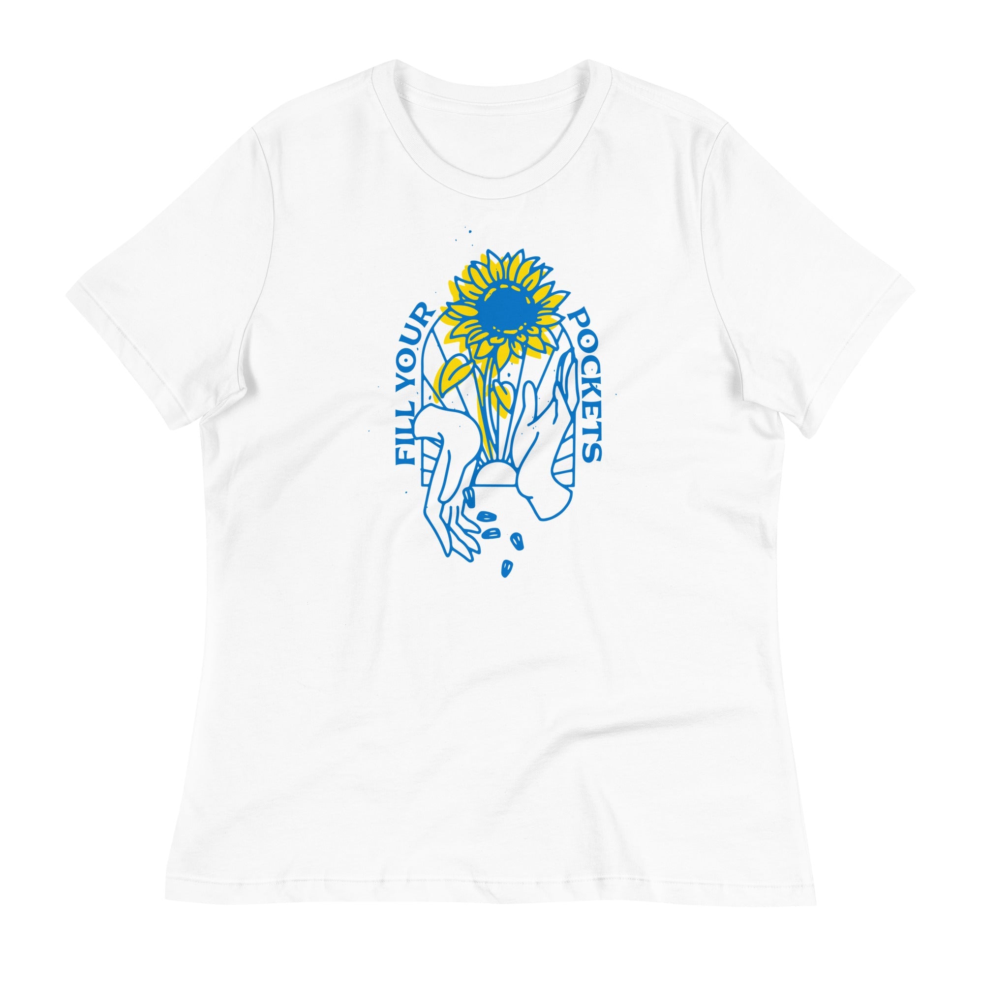 Fill Your Pockets With Sunflowers EN - Adult Women's TShirt - Saint Javelin