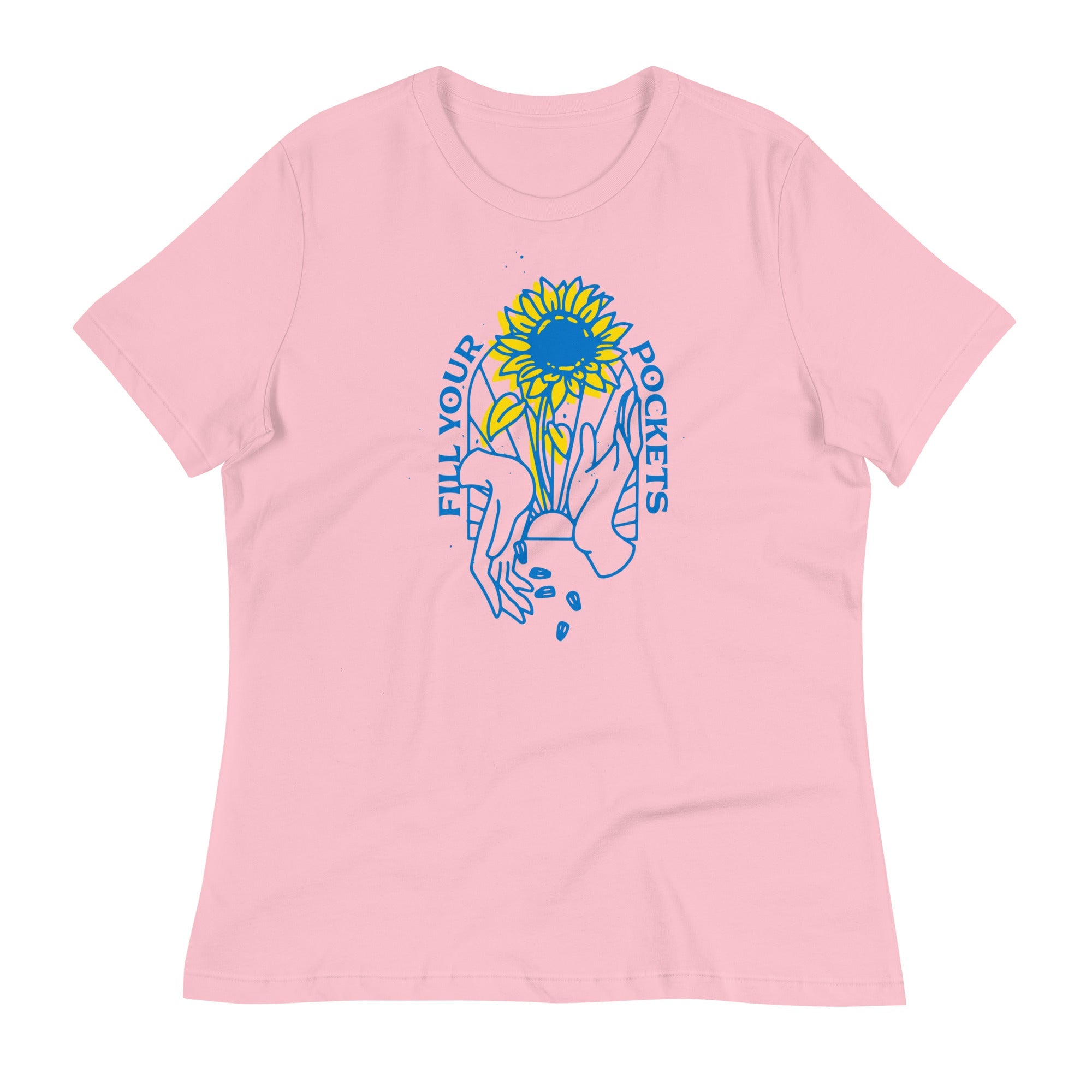 Fill Your Pockets With Sunflowers EN - Adult Women's TShirt - Saint Javelin