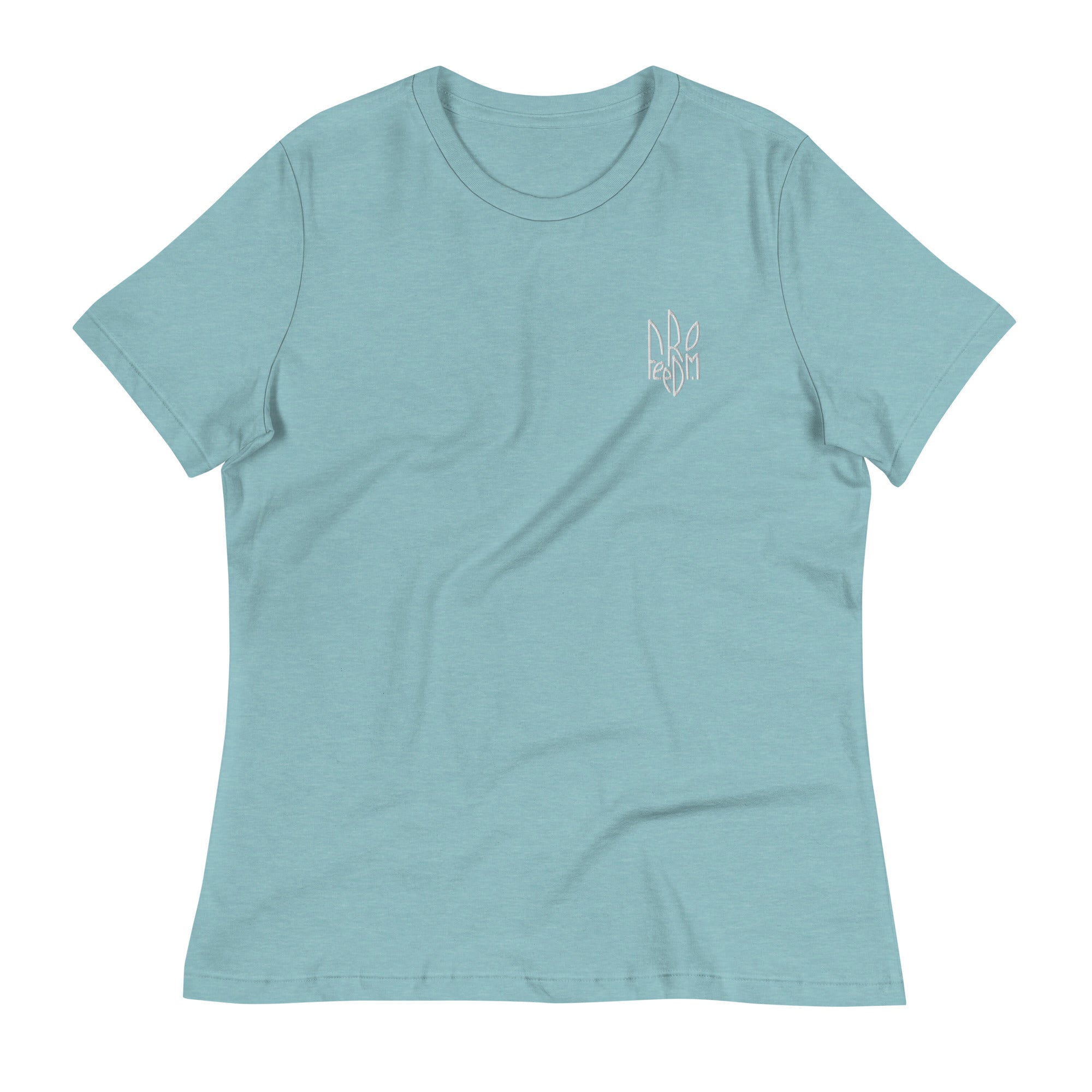 Freedom Embroidered Tryzub - Adult Women's TShirt - Saint Javelin