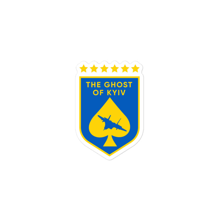 Ghost of Kyiv Crest - Sticker