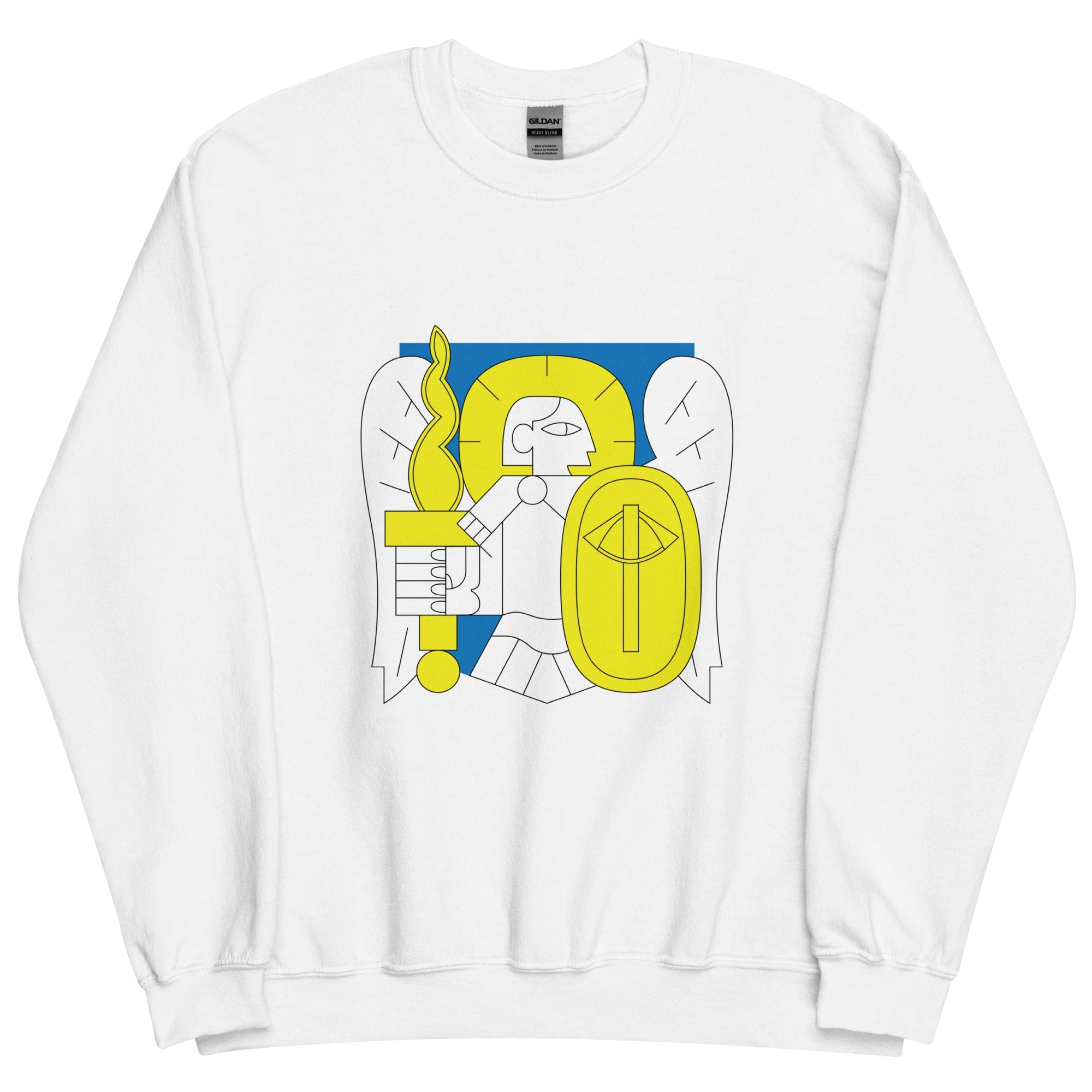 Kyiv Archangel - Adult Crewneck Sweatshirt - Saint Javelin
