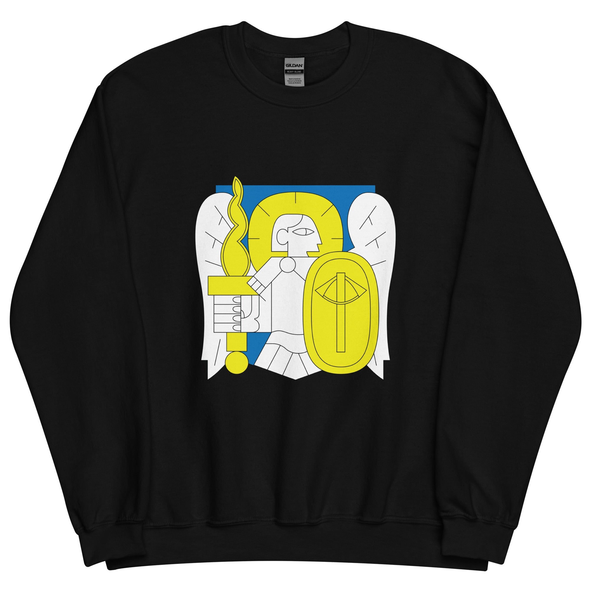 Kyiv Archangel - Adult Crewneck Sweatshirt - Saint Javelin