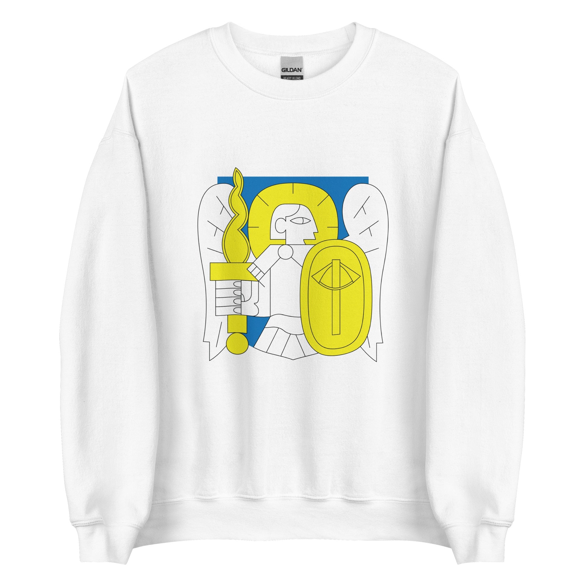 Kyiv Archangel - Adult Crewneck Sweatshirt - Saint Javelin