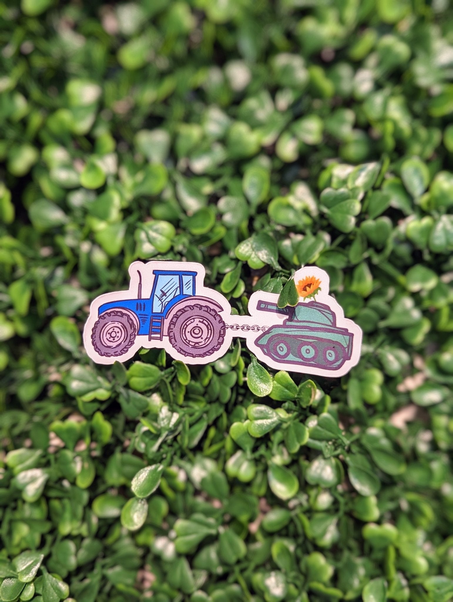 Made in Ukraine - A Ukrainian Farmer Finds a Russian Tank Sticker - Saint Javelin