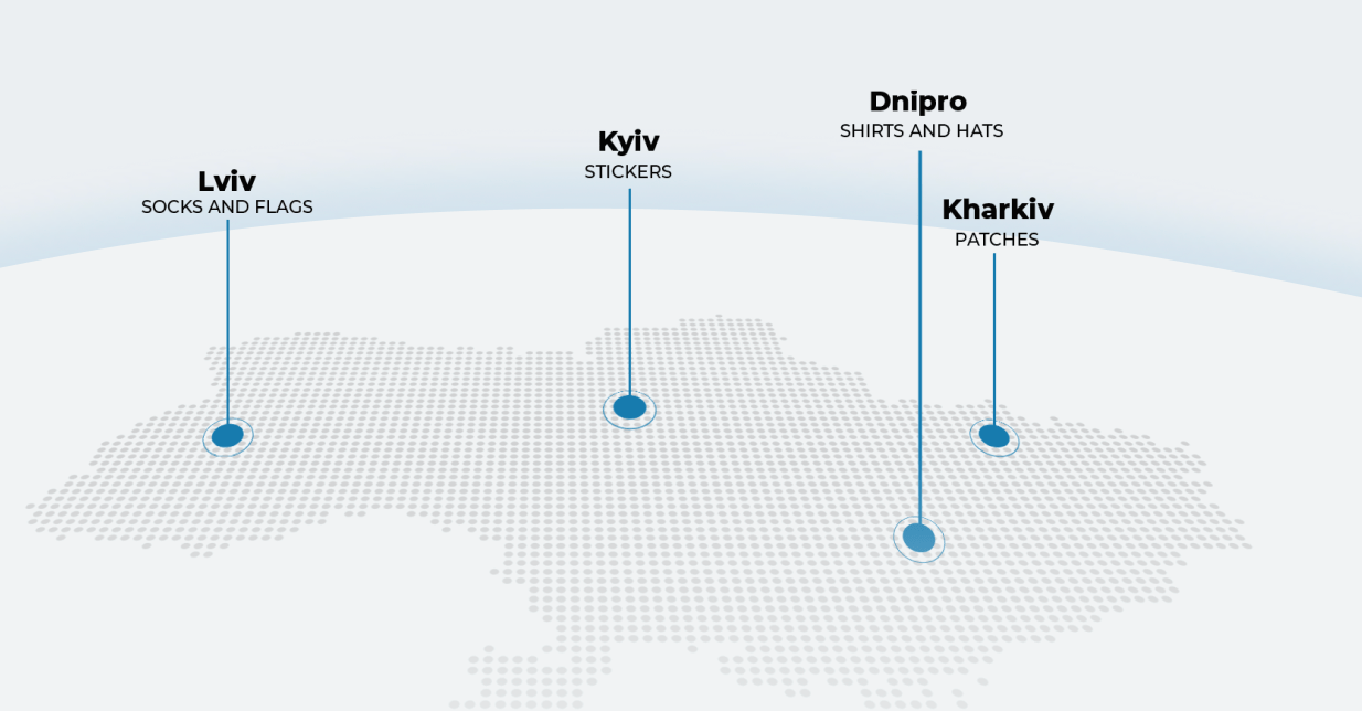 Made in Ukraine - Fill Your Pockets Sticker - Saint Javelin