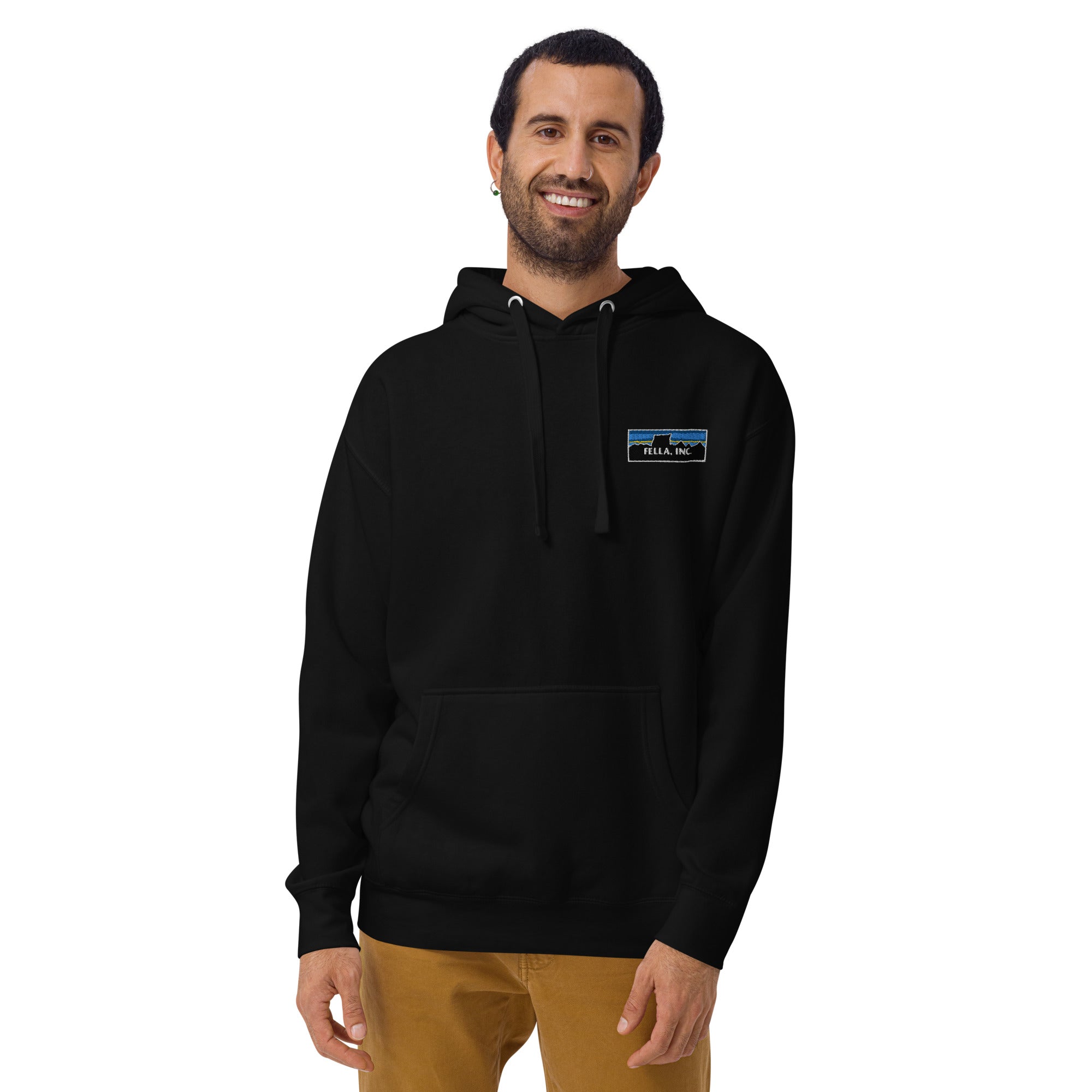 NAFO - FELLA, INC. - Adult Embroidered Hoodie - Saint Javelin