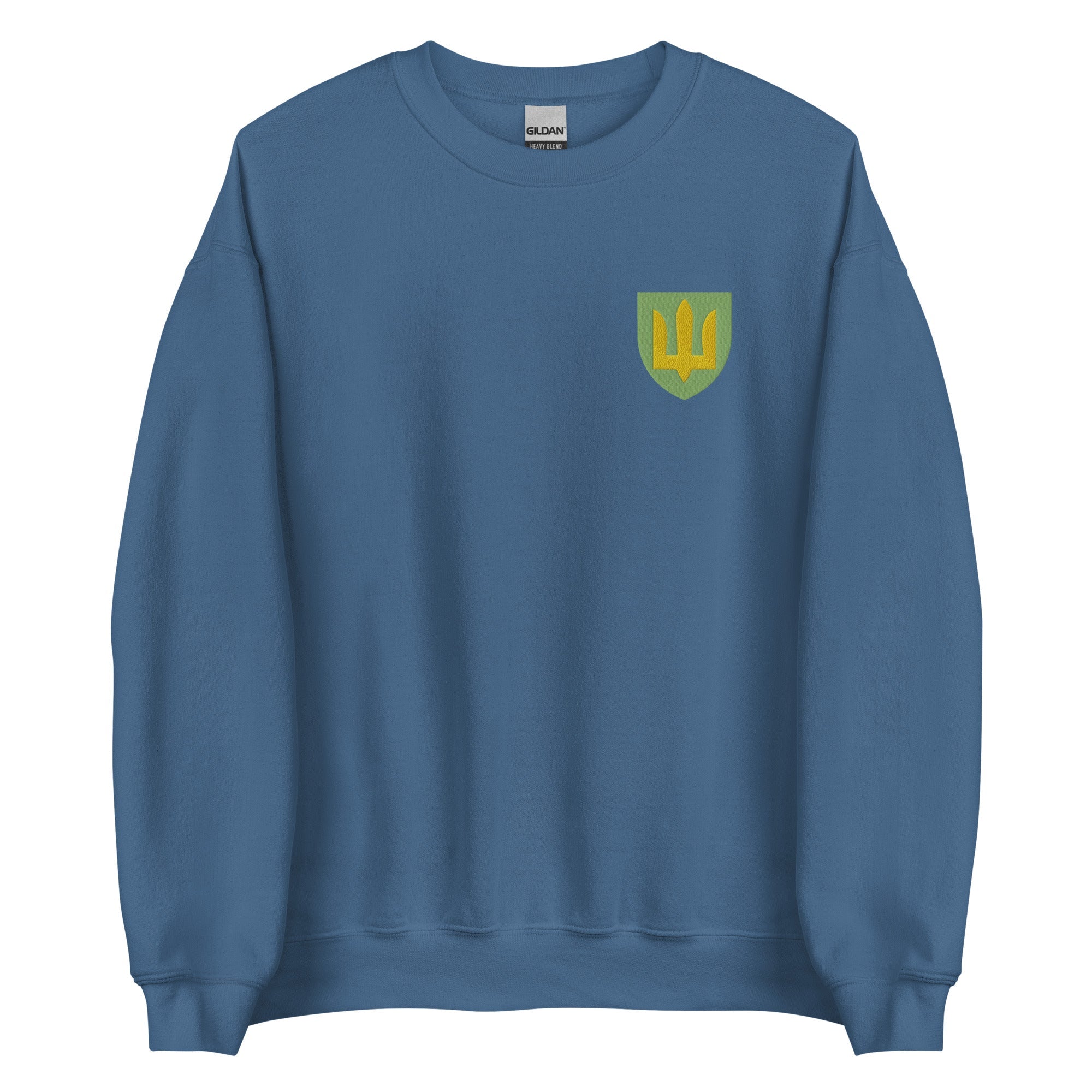 Ukrainian Army Tryzub - Embroidered Adult Crewneck Sweatshirt - Saint Javelin