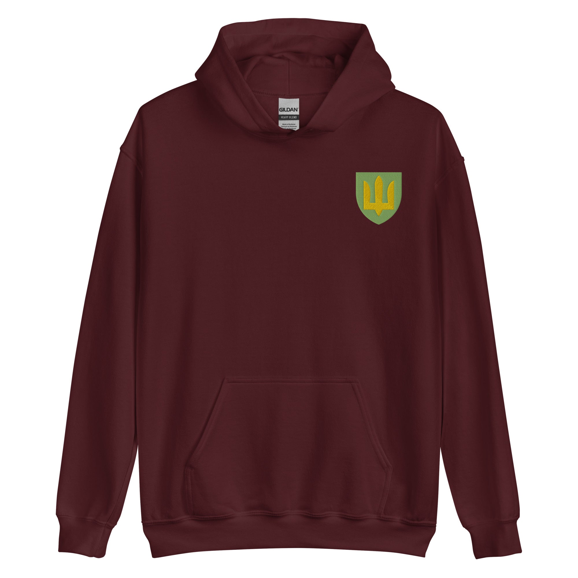Ukrainian Army Tryzub - Embroidered Adult Hoodie - Saint Javelin