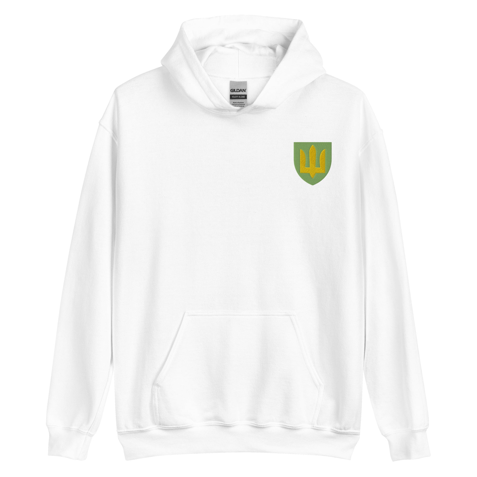 Ukrainian Army Tryzub - Embroidered Adult Hoodie - Saint Javelin