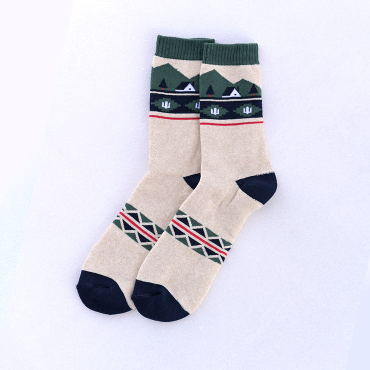 Karpaty Cabin Socks – Green [Buy One, Give One]