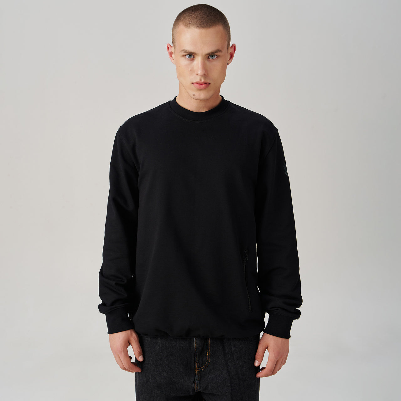 Organic Cotton Stealth-Pocket Sweatshirt