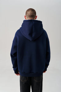Oversized Embroidered Tryzub Hoodie