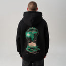 black 3rd army hoodie - male back