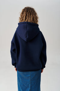 Oversized Embroidered Tryzub Hoodie