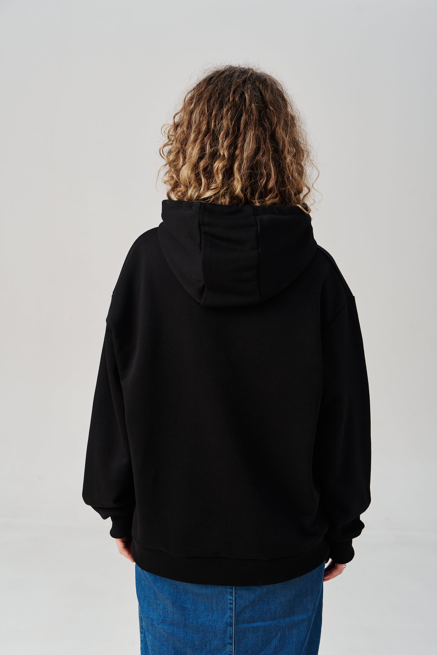 Oversized Embroidered Tryzub Hoodie
