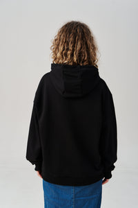Oversized Embroidered Tryzub Hoodie