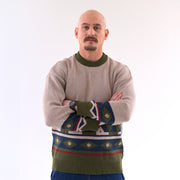 Karpaty Cabin Sweater – Khaki Green