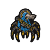 Cyber Spider Blue - PVC Patch