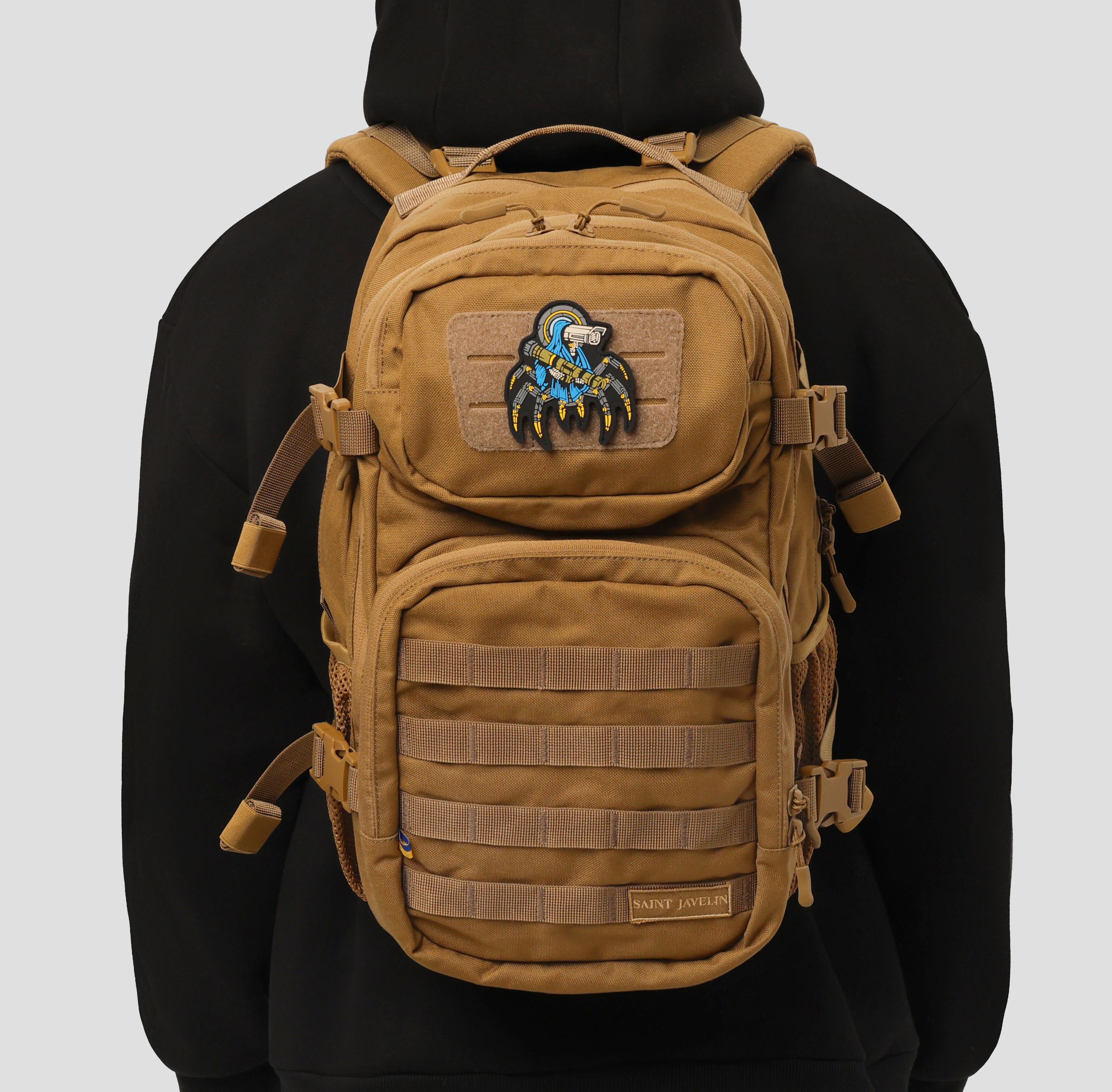 Cyber Spider Blue - PVC Patch