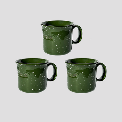 Ceramic Camping Mug 3 Pack