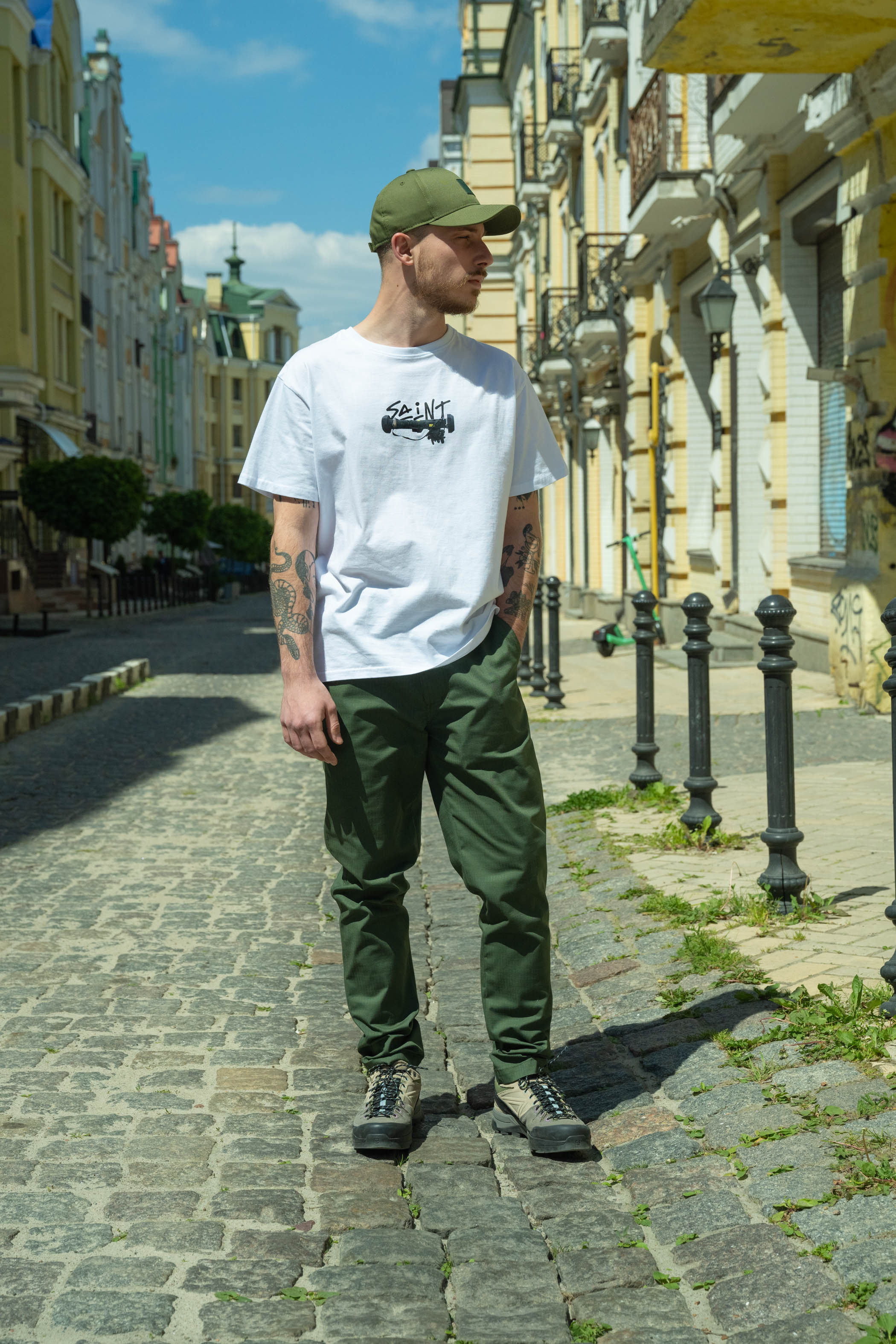 Javelin Graffiti – White T-shirt