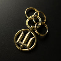 Tryzub - Keychain (Recycled Artillery Shells)