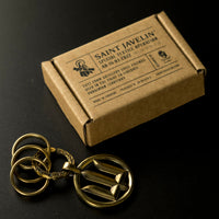 Tryzub - Keychain (Recycled Artillery Shells)