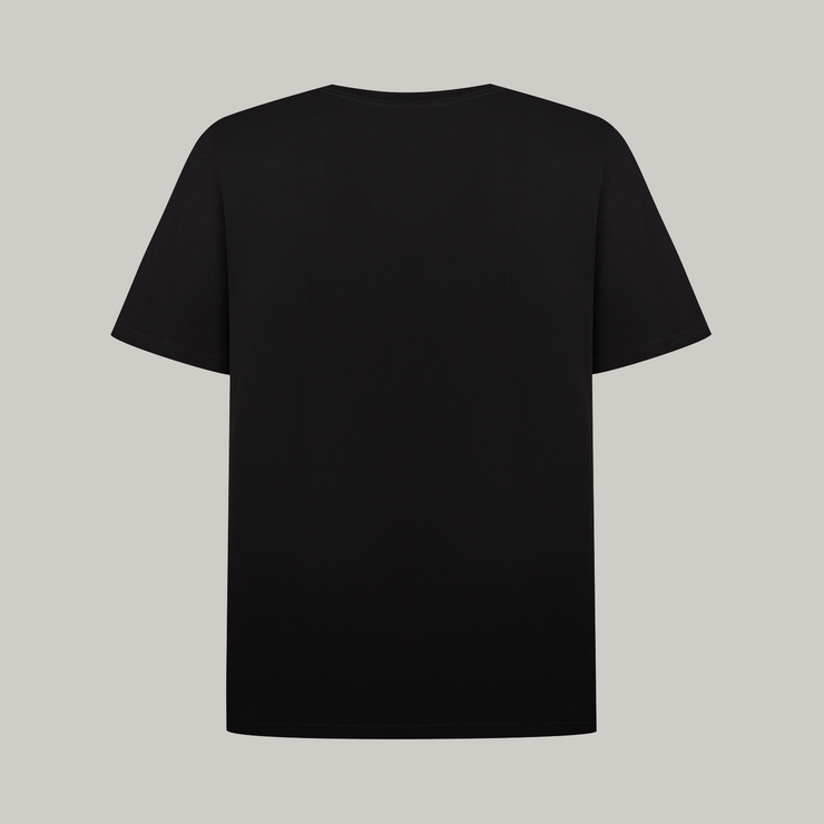 Cotton Embroidered Tryzub Oversized T-Shirt