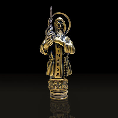 Saint HIMARS Figurine (Recycled Artillery Shells)