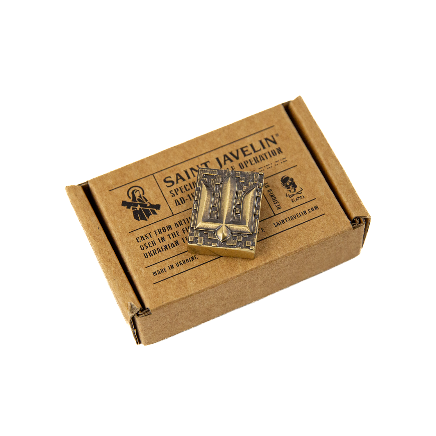 Tryzub - Backpack Clip (Recycled Artillery Shells)