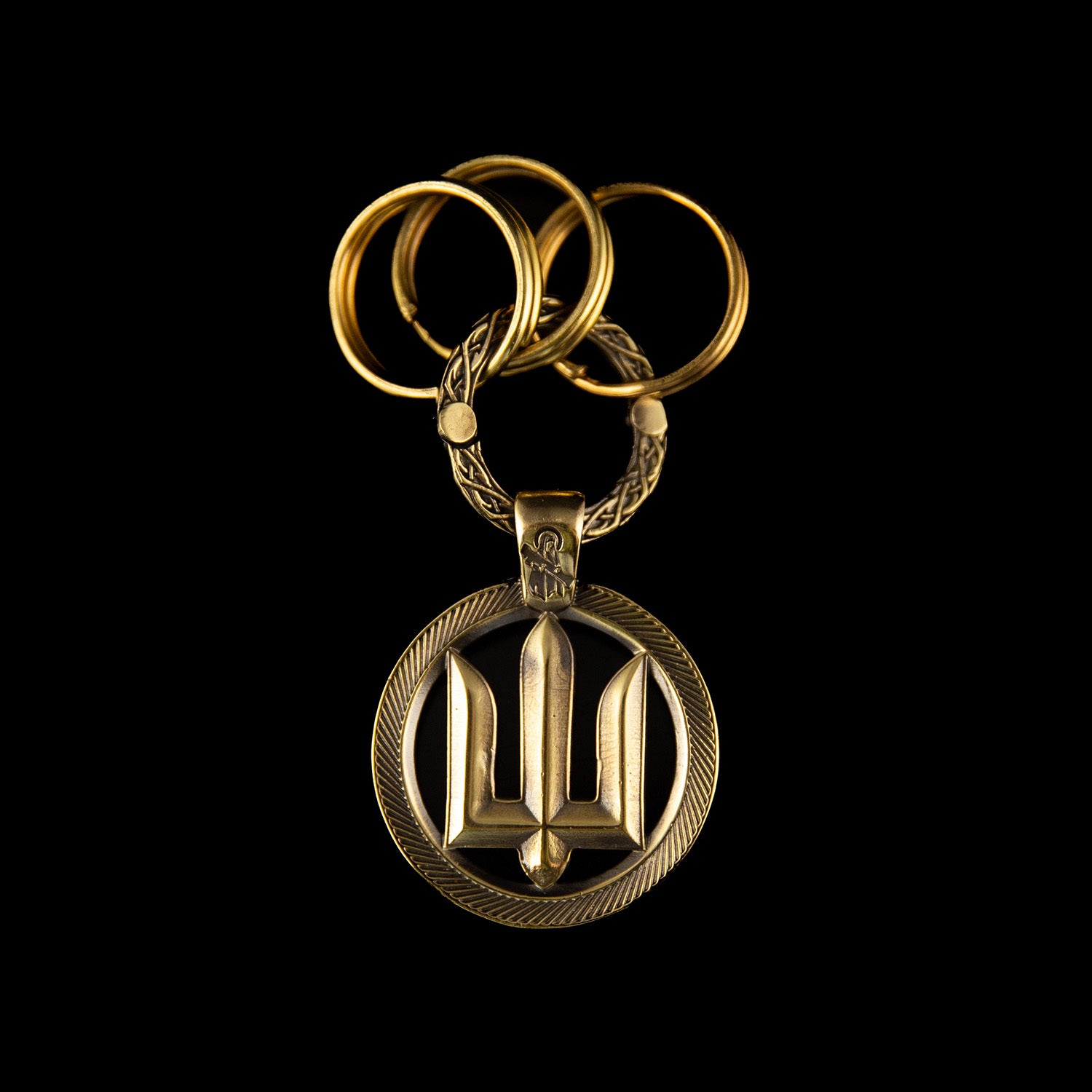 Tryzub - Keychain (Recycled Artillery Shells) – Saint Javelin