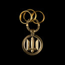 Tryzub - Keychain (Recycled Artillery Shells)