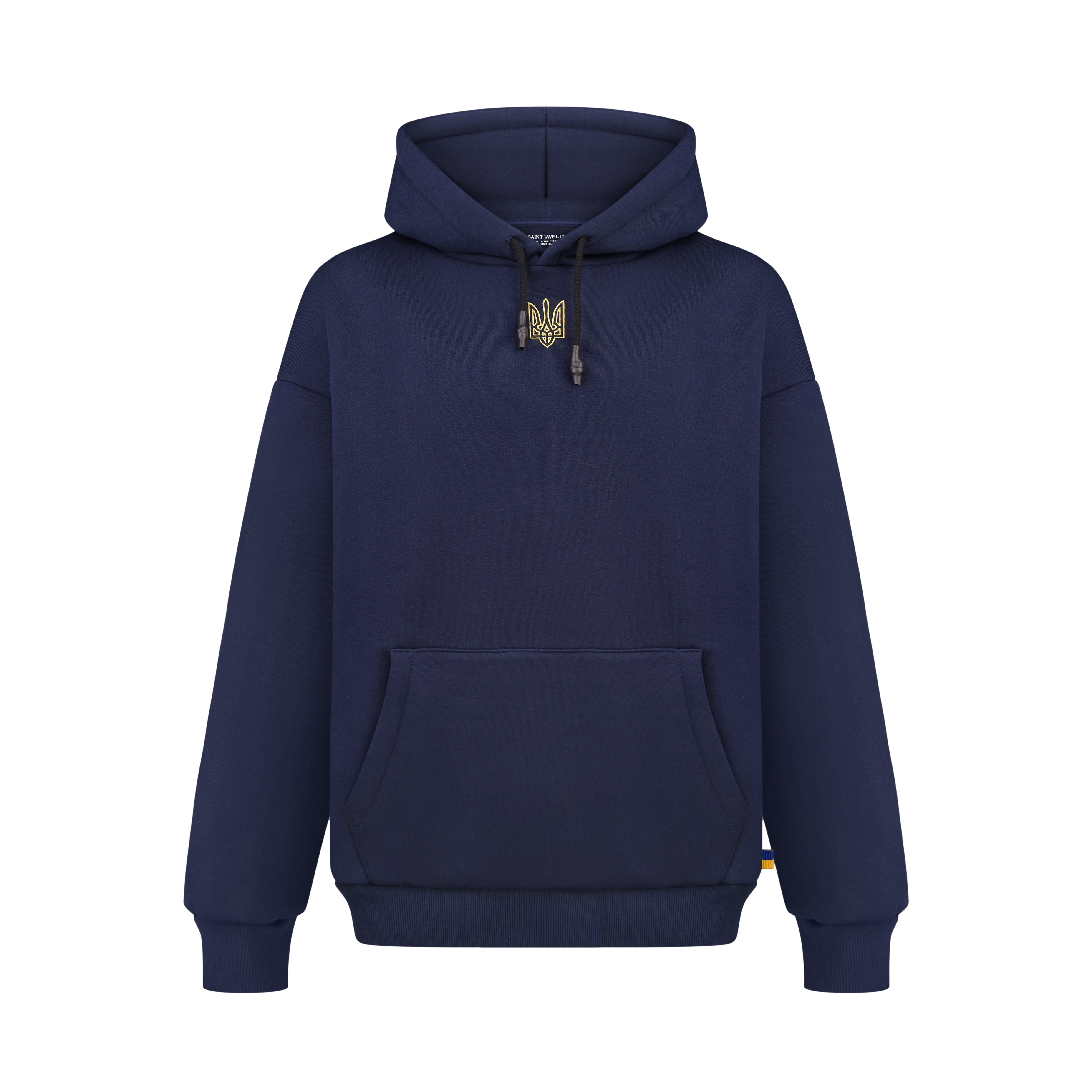Oversized Embroidered Tryzub Hoodie