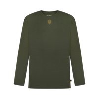 Cotton Embroidered Tryzub Long Sleeve