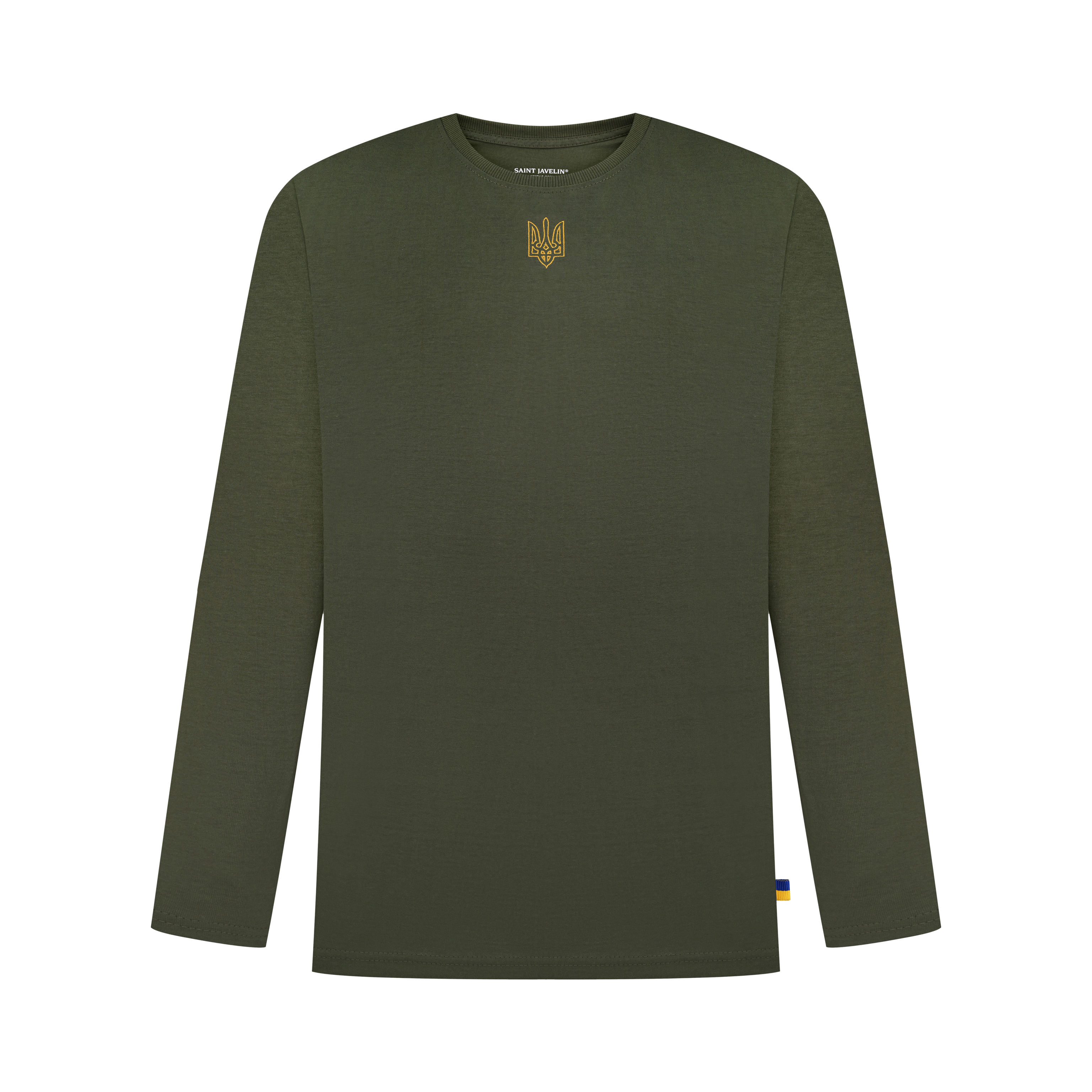 Cotton Embroidered Tryzub Long Sleeve