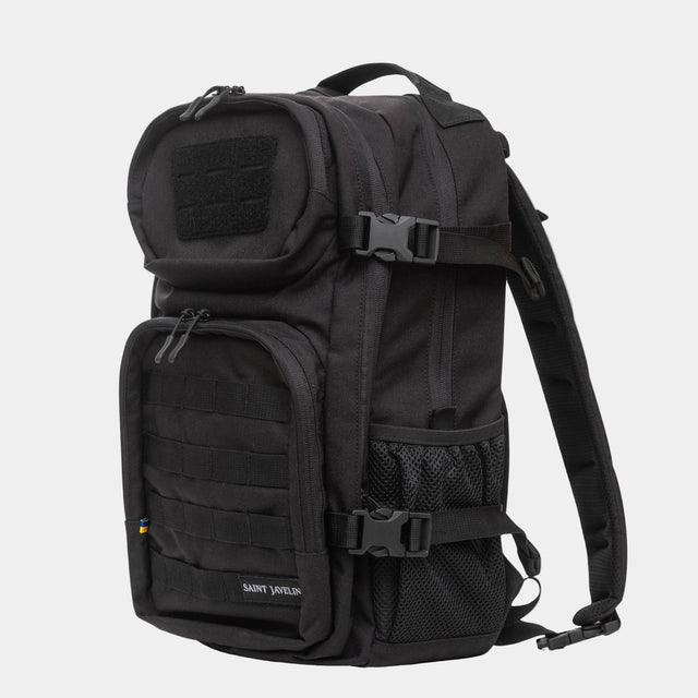 Midnight Black EDC Mission Backpack - Saint Javelin