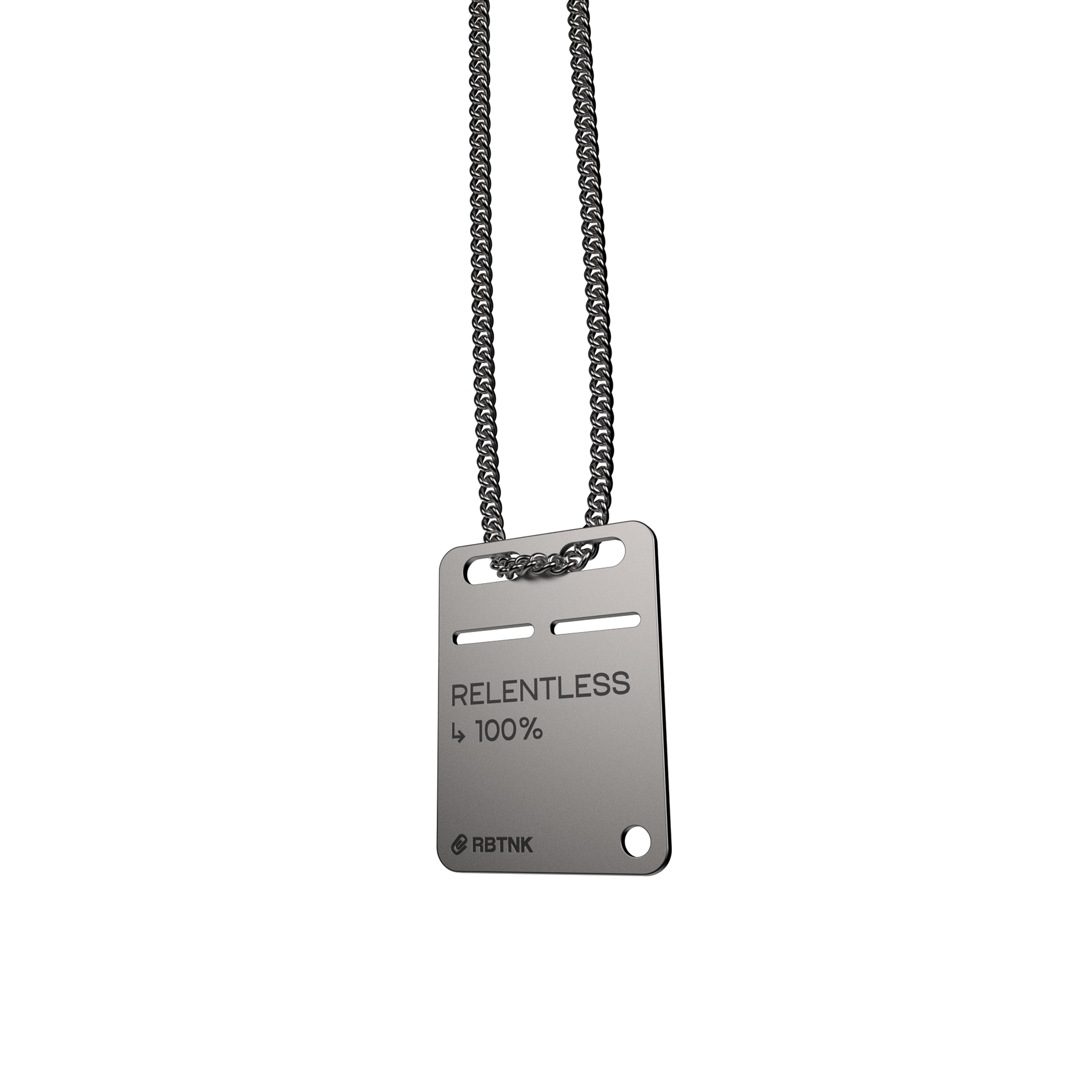 RELENTLESS Steel Tag