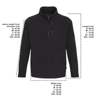 Defender Polartec  1/4 Zip Fleece - Black