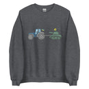 A Ukrainian Farmer Finds a Russian Tank - Adult Crewneck Sweatshirt - Saint Javelin