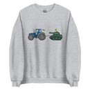 A Ukrainian Farmer Finds a Russian Tank - Adult Crewneck Sweatshirt - Saint Javelin