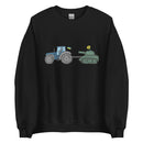 A Ukrainian Farmer Finds a Russian Tank - Adult Crewneck Sweatshirt - Saint Javelin