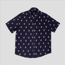 Anchor Tryzub - Navy Linen Shirt - Saint Javelin