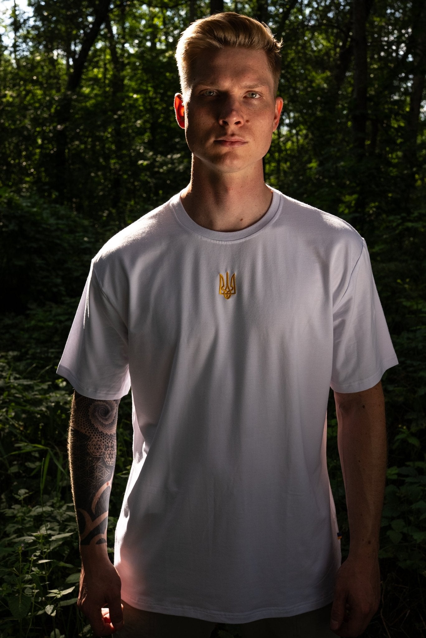 Bamboo Gold Tryzub Standard - T-Shirt – Saint Javelin