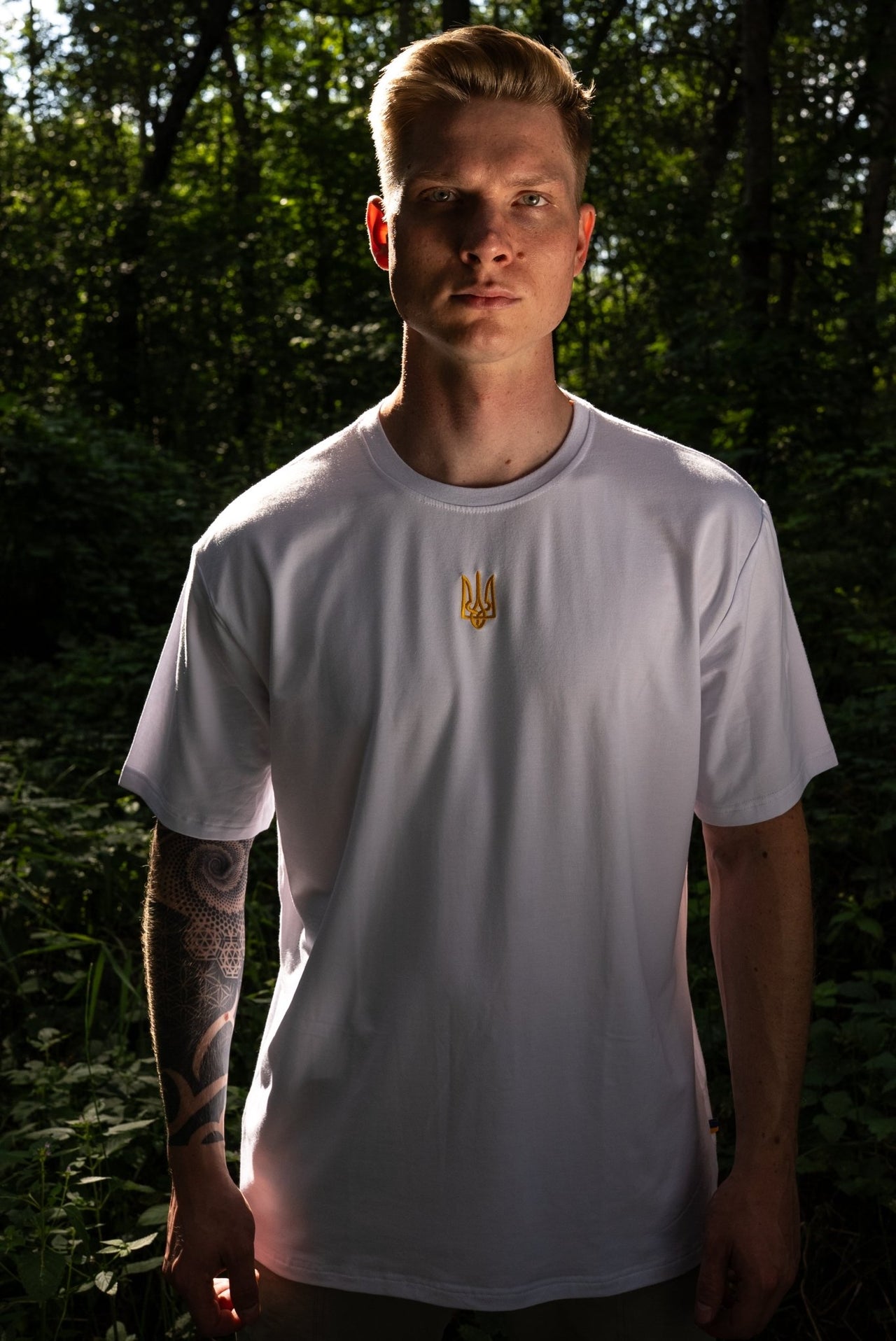 Bamboo Gold Tryzub Standard - T-Shirt - Saint Javelin