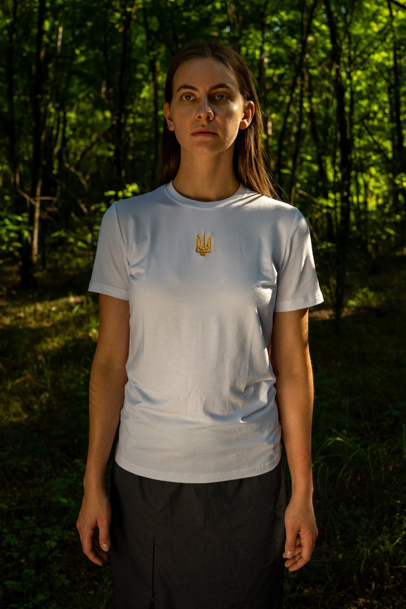 Bamboo Gold Tryzub Women's T-Shirt – Saint Javelin