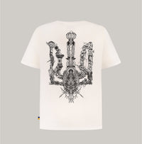 Bamboo Tryzub of War Standard - T-Shirt (Mono Edition) - Saint Javelin