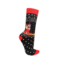 Burning Kremlin Christmas socks | BUNDLE-Sweater+Socks | BUNDLE-Mega